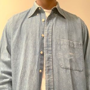 Vintage Nautica Denim Button Up